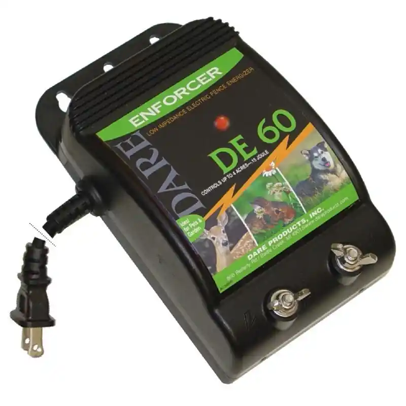 Enforcer Series Electric Fence Energizer, 3 Acre, Plug-in, 110-volt
