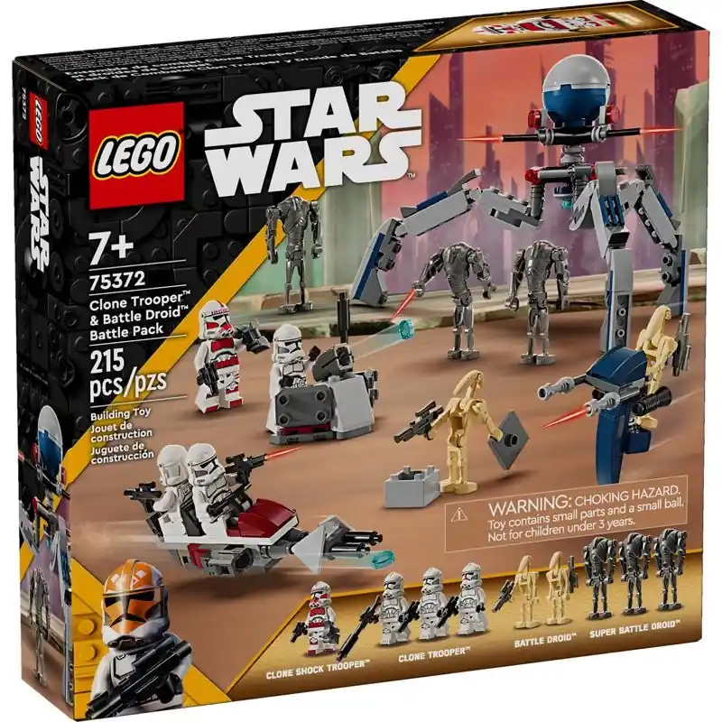 Star Wars Star Wars Clone Trooper & Droid Battle Multicolor 215 Pc