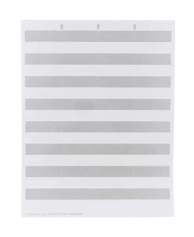 Laser Printer Gray Bin Tag Labels - Sheet