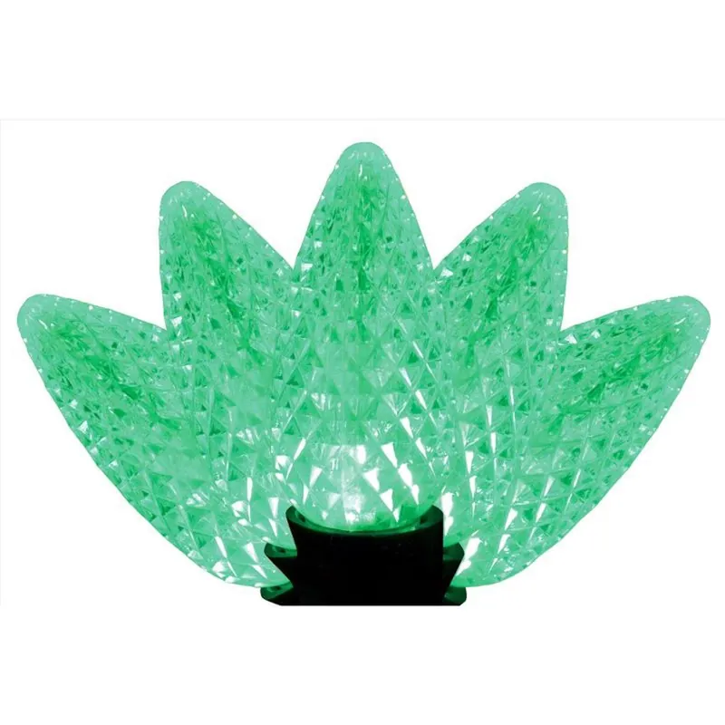 Platinum Led C9 Green String Christmas Lights 25 Ft. - 25 Bulbs
