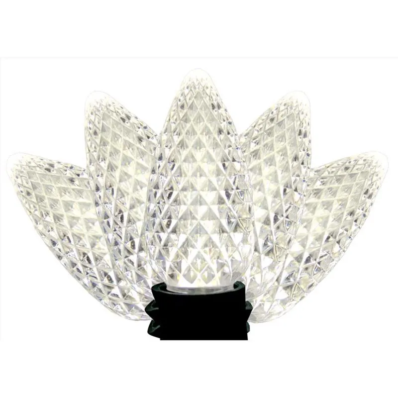 Platinum Led C9 Pure White 25 Count String Christmas Lights 25 Feet