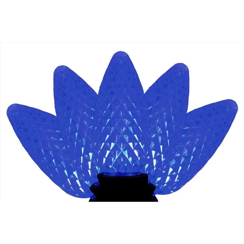 Platinum Led C9 Blue String Christmas Lights 25 Ft. - 25 Bulbs