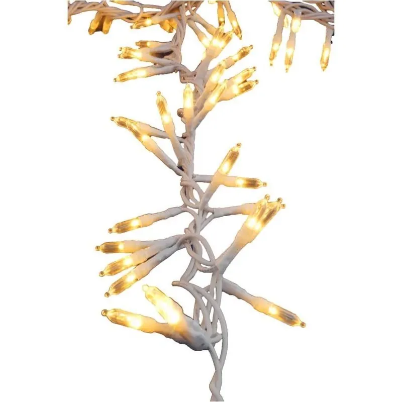 200‑led Mini Clear String Lights – 9‑foot Plug‑in Holiday Illumination