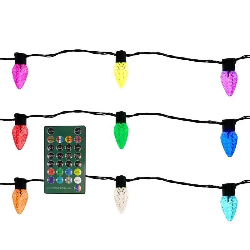 Platinum Led C9 Rgbw 50 Ct String Smart-enabled Christmas Lights 32.67 Ft.