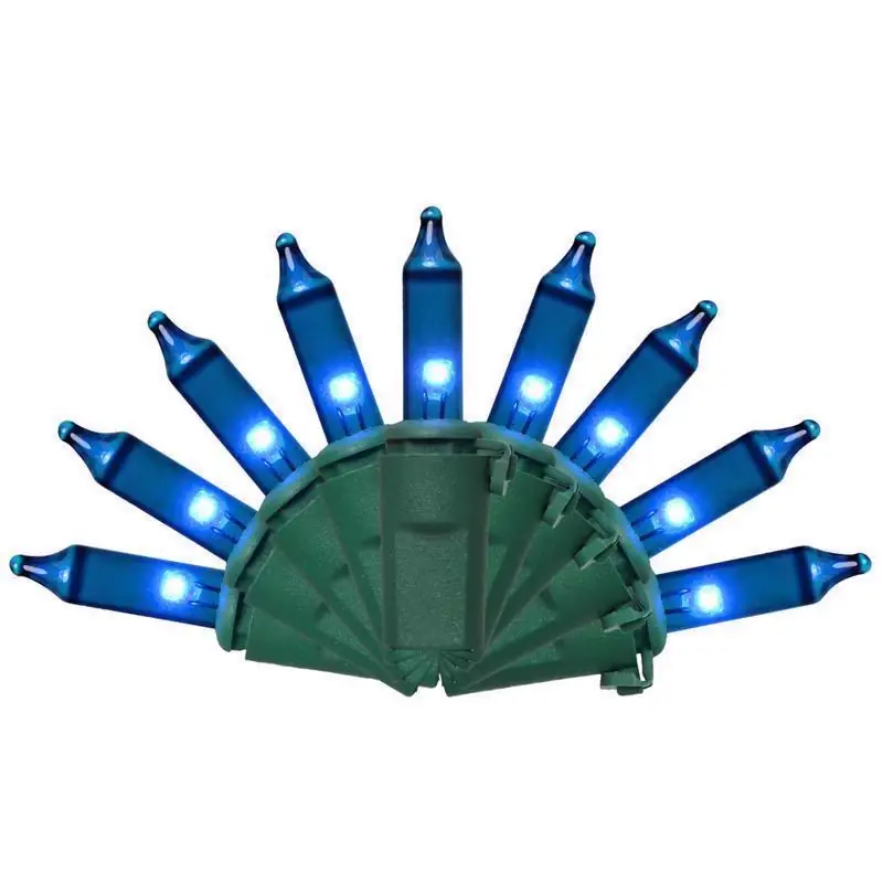Classic Led T5 Blue 100 Ct String Christmas Lights 24.75 Ft.