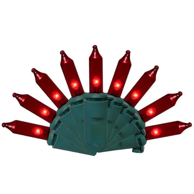 Classic Led T5 Red 100 Ct String Christmas Lights 24.75 Ft.