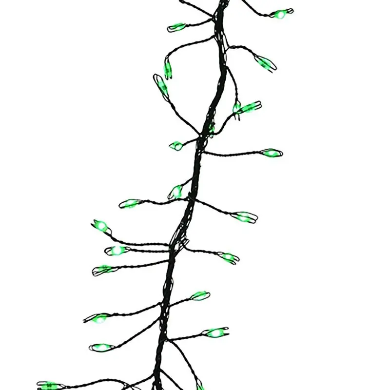 Led Big Seed Cluster Green 250 Count String Christmas Lights