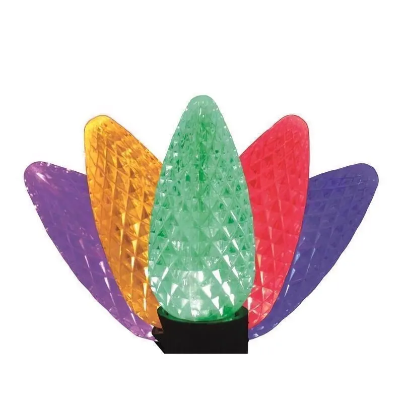 Classic 75‑led Multicolor C9 Christmas Light String – 49 ft Plug‑in