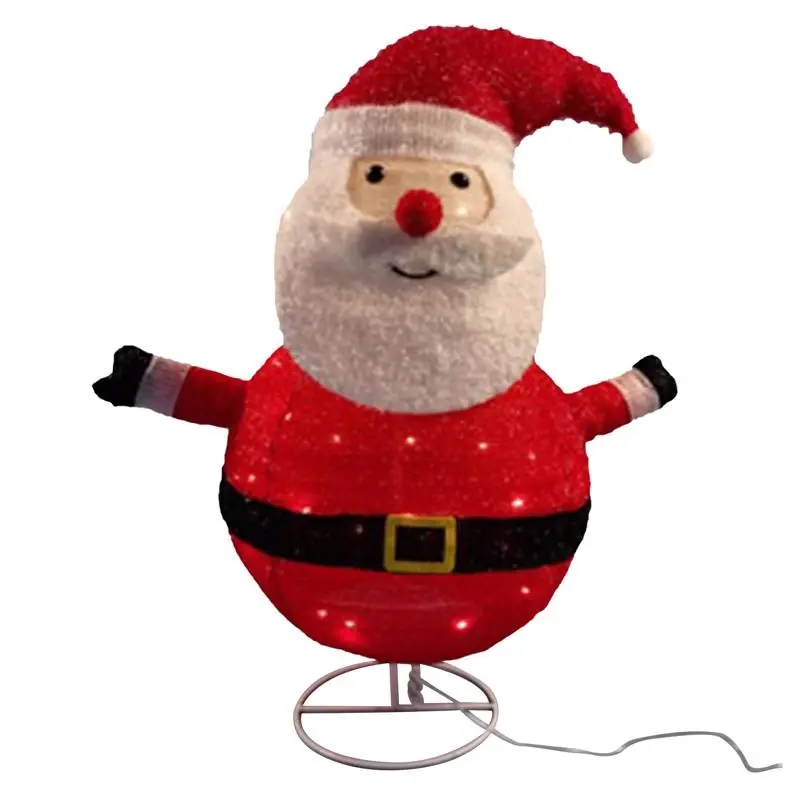 Led Warm White Santa 2.5 Ft. Yard Decor - Festive Holiday Outdoor Decoration