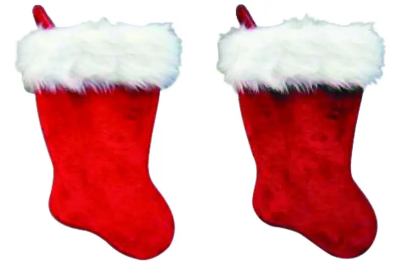 Red/white Santa Christmas Stocking 20 In.
