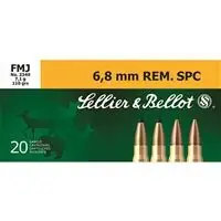 Centerfire Rifle Ammo - 6.8mm Spc - 110 Grain - 20 Rounds - Fmj