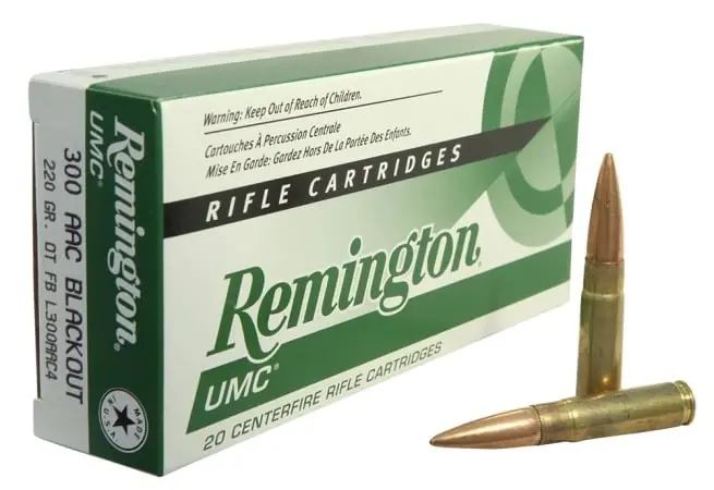 Aaco21422 Aac Umc .300 Blackout 220 Grain Full Metal Jacket 20 Rounds