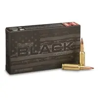 Black 6.5mm Grendel Eld Match 123 Grain Ammunition 20 Rounds