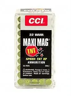 22 Wmr Tnt Maxi-mag Rimfire Ammunition 50 Rounds