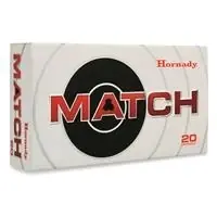 Hornady Match Ammunition .300 Winchester Magnum 178 Grain Eld Match 20 Rounds