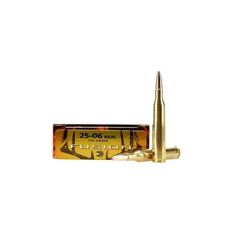 Fusion .25-06 Remington 120 Grain Boat Tail Rifle Ammo - 20 Rounds
