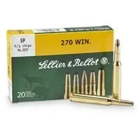 Sellier & Bellot .270 Winchester 150 Grain Soft Point Ammunition - 20 Rounds