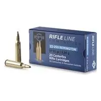 .22-250 Remington Soft Point 55 Grain Ammunition - 20 Rounds