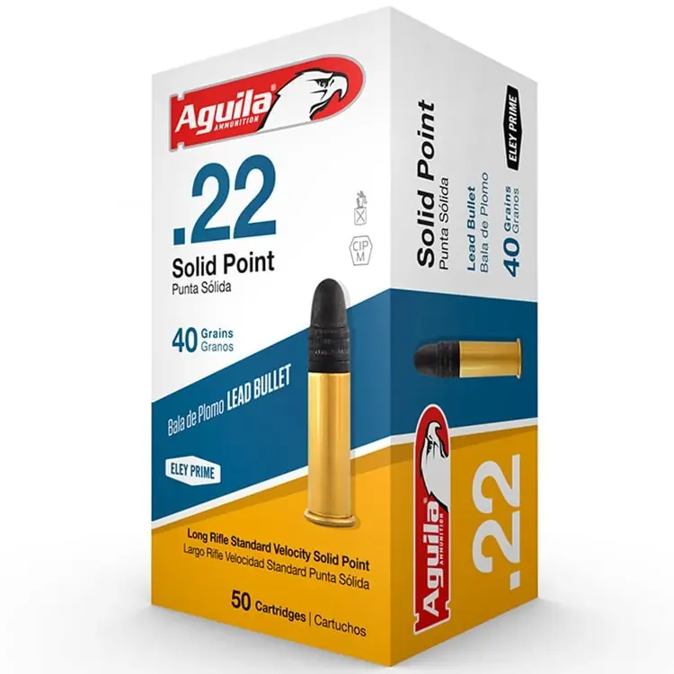 .22 Long Rifle Standard Velocity Ammunition - 40 Grain - 50 Rounds