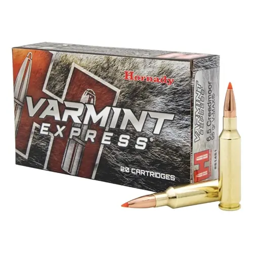 Varmint Express 6.5 Creedmoor 95 Grain V-max Ammunition 20 Rounds