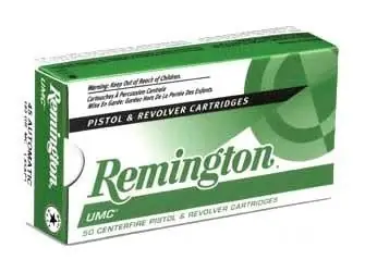 Umc Handgun Ammunition, 9mm Luger, 115 Grain, 50 Rounds, Full Metal Jacket