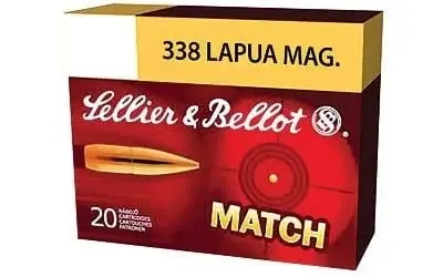 .338 Lapua Magnum 300 Grain Hollow Point Boat Tail Ammunition - 10 Rounds