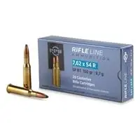 7.62x54r Soft Point Boat Tail 150 Grain Ammunition - 20 Rounds