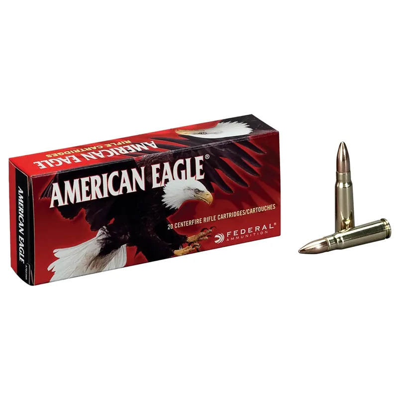 American Eagle .223 Remington 50 Grain Jacketed Hollow Point Ammunition 20 Rounds