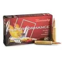 Superformance 6mm Remington 95 Grain Sst Ammunition, 20 Rounds