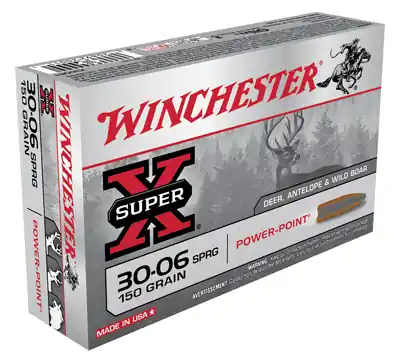 Super-x .30-06 Springfield 150 Grain Power-point Rifle Ammunition, 20 Rounds