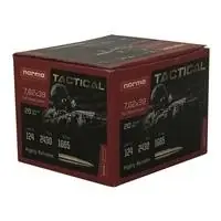 Tactical 7.62x39mm Full Metal Jacket 124 Grain Ammunition - 20 Rounds