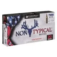 Non-typical 7mm Remington Magnum Soft Point 150 Grain Ammunition 20 Rounds