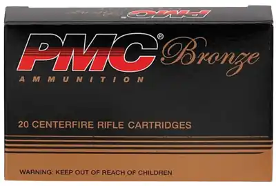 Bronze .308 Winchester 147 Grain Fmj-bt Rifle Ammo - 20 Rounds