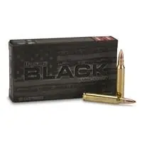 Black 5.56x45mm Nato Fmj 62 Grain Ammunition 20 Rounds