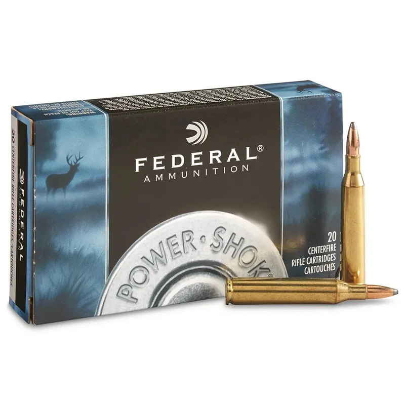 Power-shok .308 Winchester 180 Grain Soft Point Rifle Ammunition - 20 Rounds