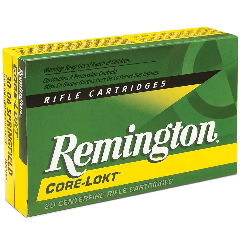 Core-lokt .308 Winchester Rifle Ammunition - Pointed Soft Point - 180 Grain