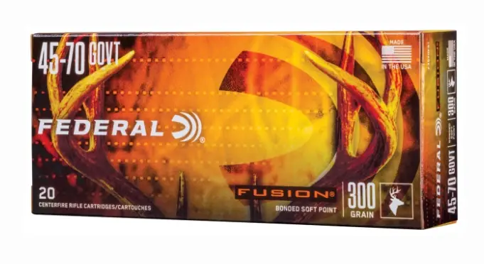 Fusion 45-70 Government 300 Grain Soft Point Rifle Ammunition - 20 Rounds