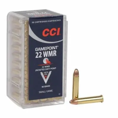 Gamepoint 22 Wmr 40 Grain Jsp Rimfire Ammunition - 50 Rounds