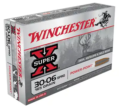 Super-x 30-06 Rifle Ammunition, 165 Grain, 20 Rounds