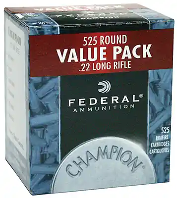 Champion .22 Long Rifle Rimfire Ammunition, 525 Count