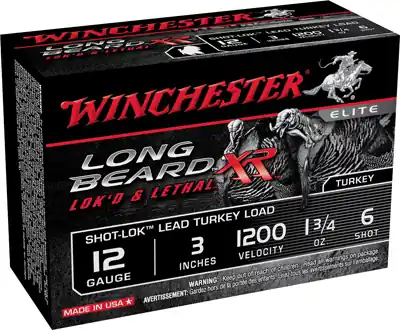Winchester Long Beard Xr 12 Gauge 3 Inch 6 Turkey Shotshells - 10 Rounds