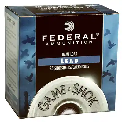 Game Shok 20-gauge Lead Shot Shells, 2.5-inch, 25-rounds