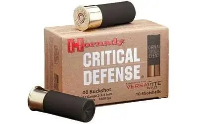 Critical Defense 12 Gauge 00 Buckshot Shotshell Ammo, 2.75" - 10 Rounds