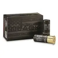Black 12 Gauge 2 3/4" Shell 00 Buckshot Ammunition 10 Rounds