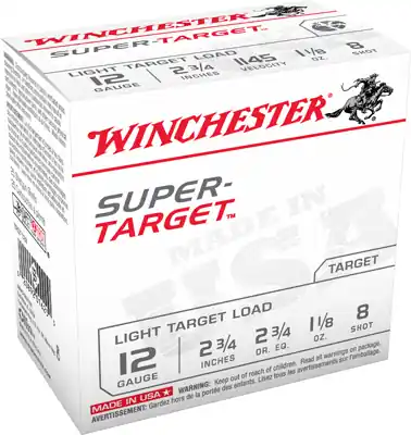 Super Target Light Load 12-gauge Ammunition, 2.75-inch, 25-rounds