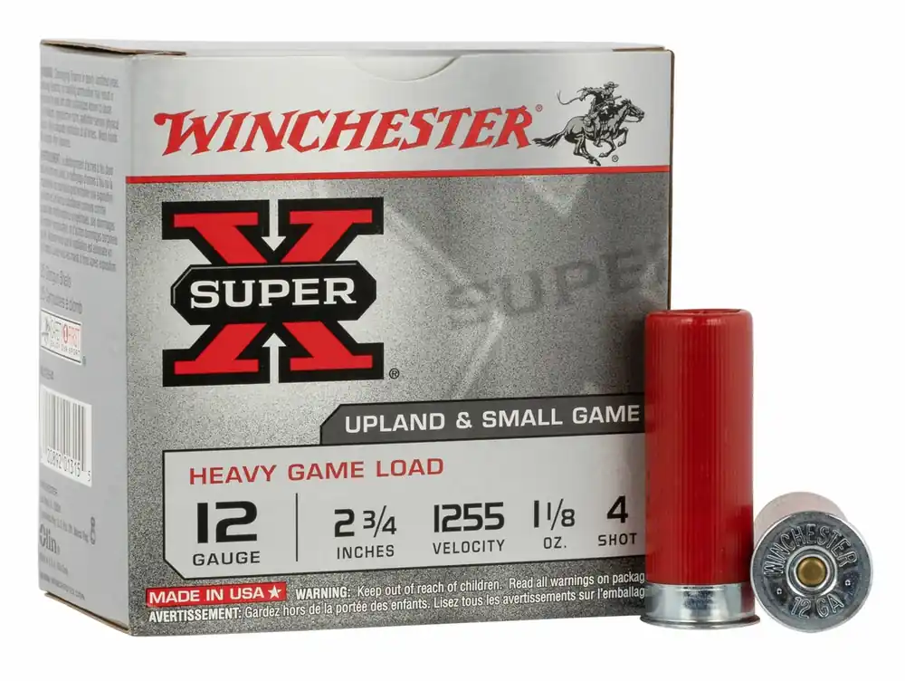 Ammo Xu12h4 Super-x Heavy Game Load 12 Gauge 2.75" 1 1/8 Oz 4 Shot