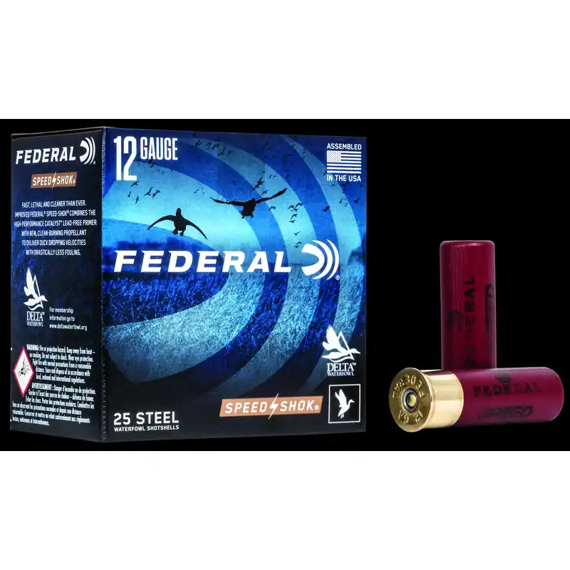 "federal Premium Speed-shok Waterfowl Load Shotshells - 12 Gauge - 4 Shot - 3"""