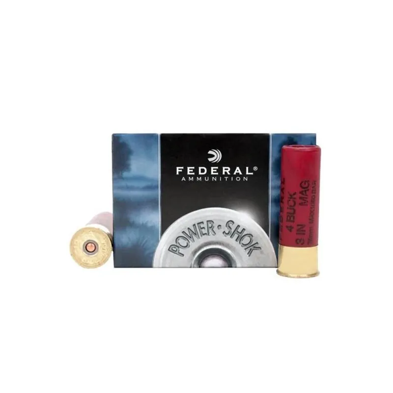 Classic Buckshot 12 Gauge Shotshells - 3 In. Mag Dram, 41 Pellets, Model F1314b
