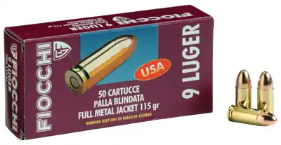 Training Dynamics 9mm 115 Grain Fmh Centerfire Ammunition - 50 Rounds