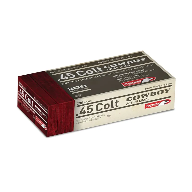 Centerfire Pistol Ammo .45 Colt 200 Grain Soft Point 50 Rounds